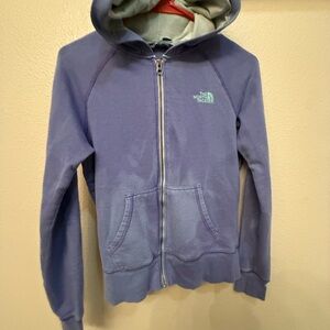 The North Face Women's Purple Full-Zip Hoodie